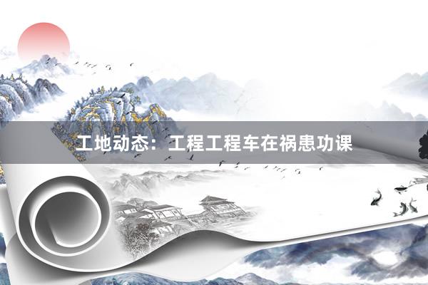 工地动态：工程工程车在祸患功课